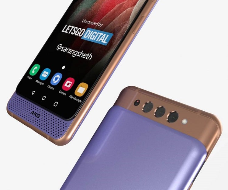 Đây có phải Galaxy A82 với thiết kế trượt hai chiều?