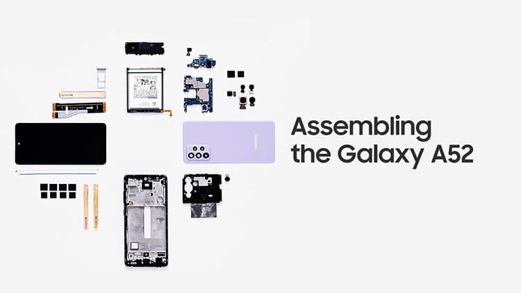 Samsung tung video lắp ráp và giải thích các tính năng trên Galaxy A52
