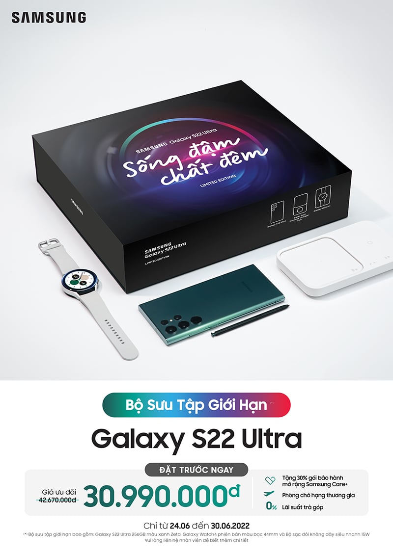Galaxy S22 Ultra “Sống Đậm Chất Đêm”