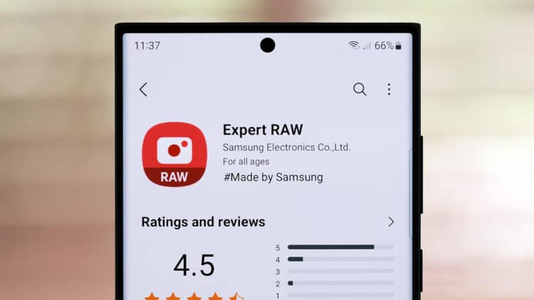 Samsung Expert RAW