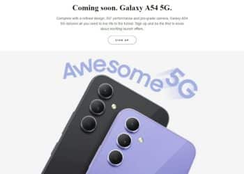 Galaxy A54 5G Teaser