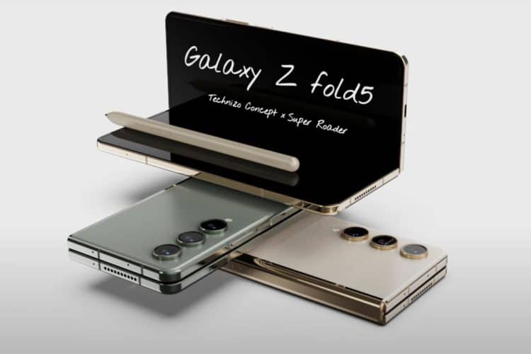 Galaxy Z Fold 5 concept