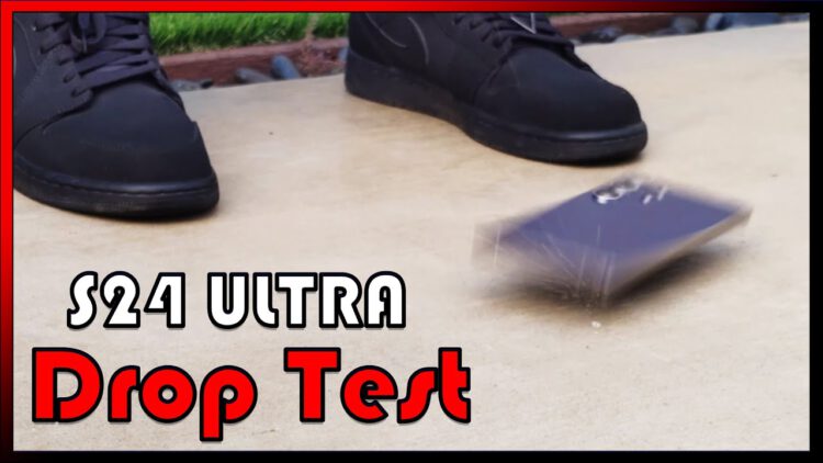 Galaxy S24 Ultra drop test