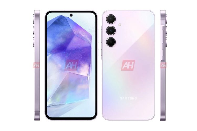 Samsung Galaxy A55 render