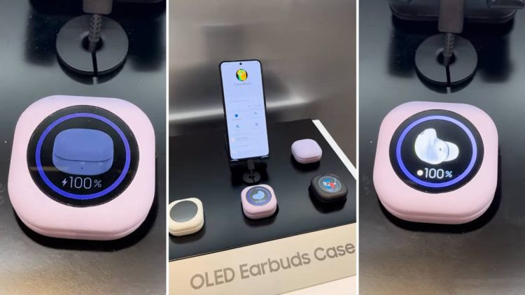 Samsung Galaxy Buds Case with OLED display