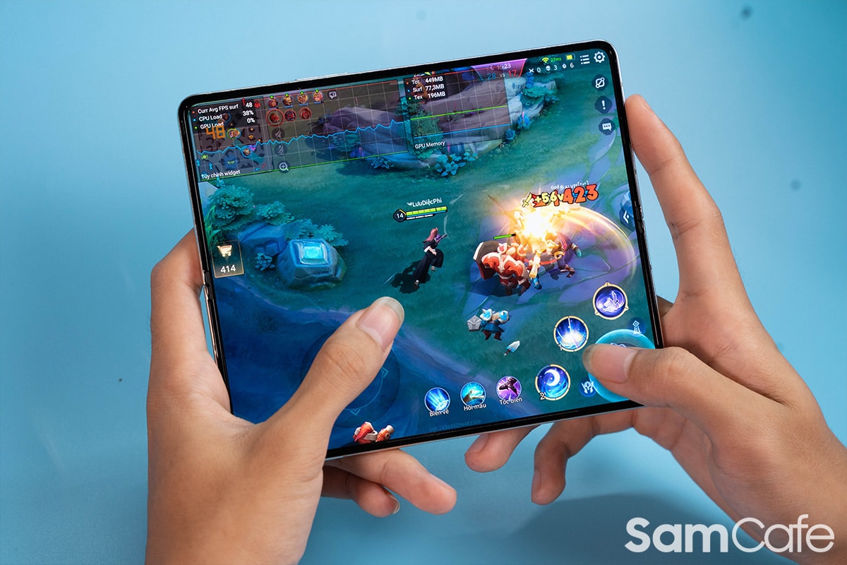 Galaxy Z Fold 5 gaming