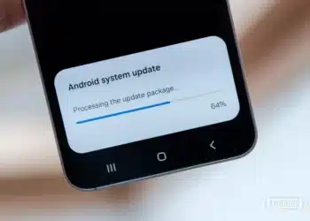 Android System Update installing