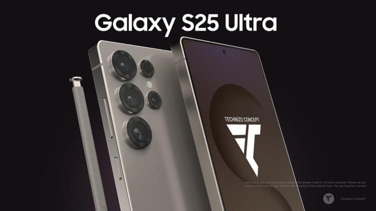 Samsung Galaxy S25 Ultra Render