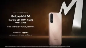 Samsung ra mắt Galaxy M16 5G tại Ấn Độ