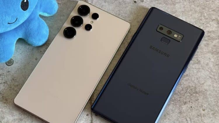 Galaxy S25 Ultra và Galaxy Note 9