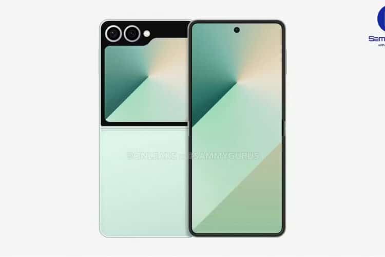 Samsung Galaxy Z Flip 7 FE lộ ảnh render với thiết kế không có gì nổi bật