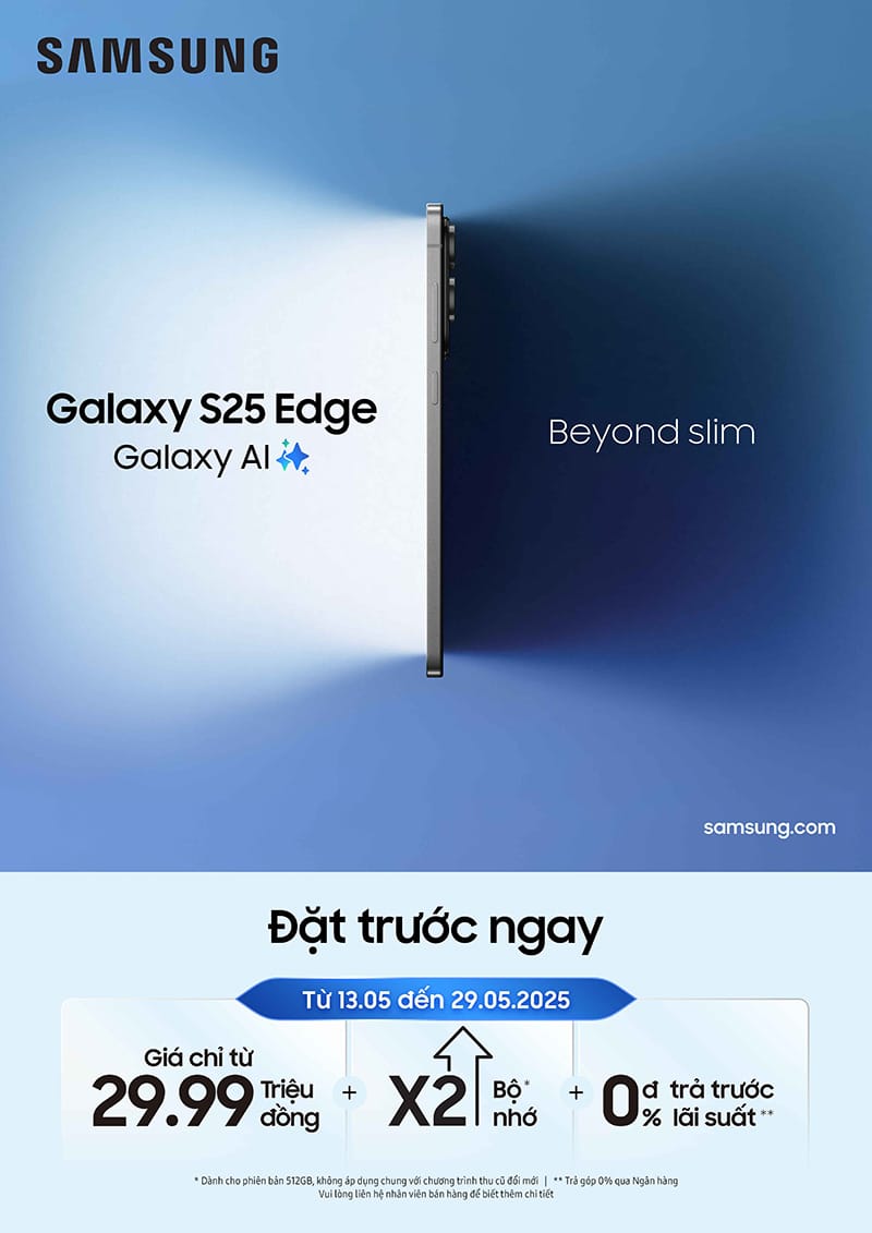 Đặt trước Galaxy S25 Edge