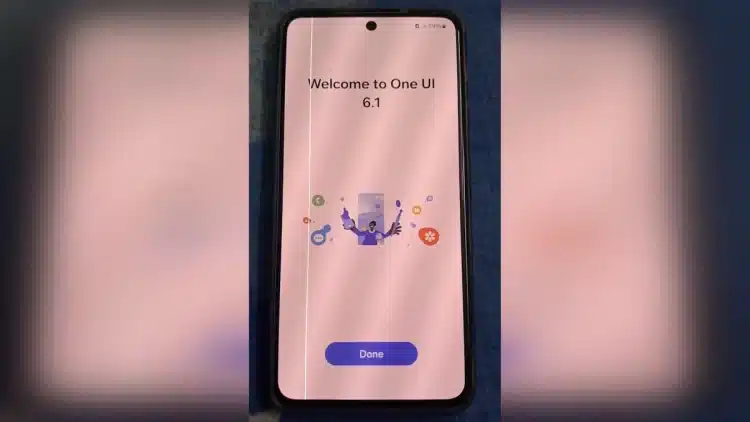 Điện thoại Samsung bị sọc màn hình khi đang cập nhật phần mềm
