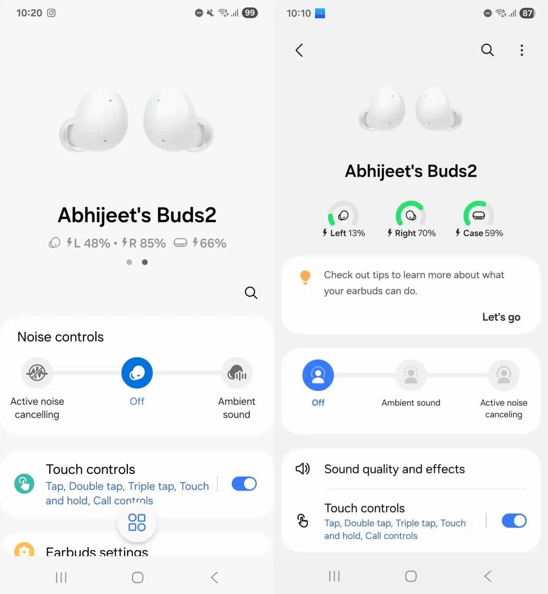 Ứng dụng Galaxy Buds cập nhật giao diện mới trên One UI 8