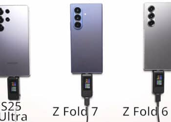 Galaxy Z Fold 7 đọ tốc độ sạc với S25 Ultra và Z Fold 6: Nhanh hơn, mát hơn