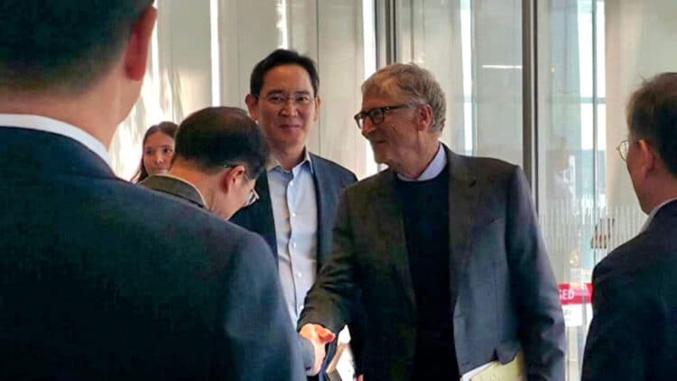 Chủ tịch Samsung Lee Jae-yong gặp Chủ tịch Bill Gates để ăn trưa