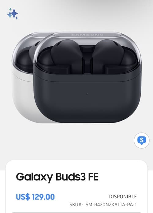 Galaxy Buds 3 FE âm thầm ra mắt tại Mỹ Latinh, giá khoảng 3,1 triệu đồng