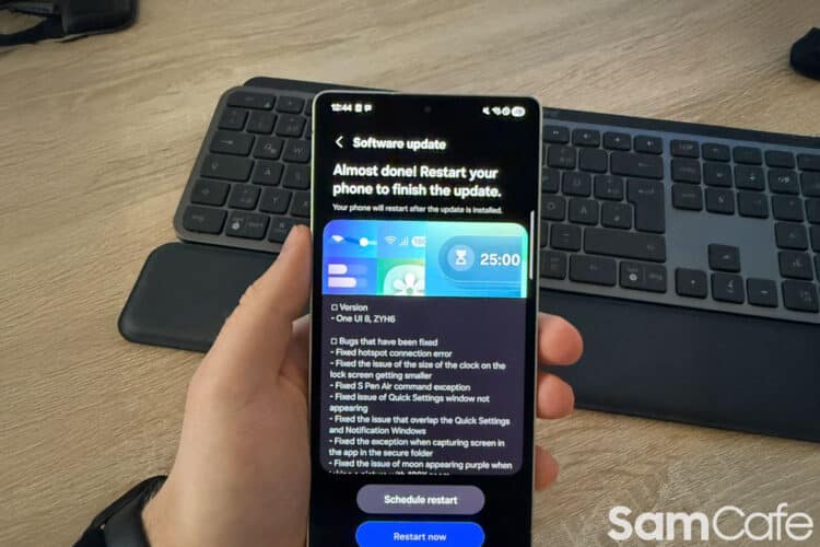 Galaxy S25 nhận bản cập nhật One UI 8 Beta 5, sửa lỗi “mặt trăng tím” khi zoom 100x