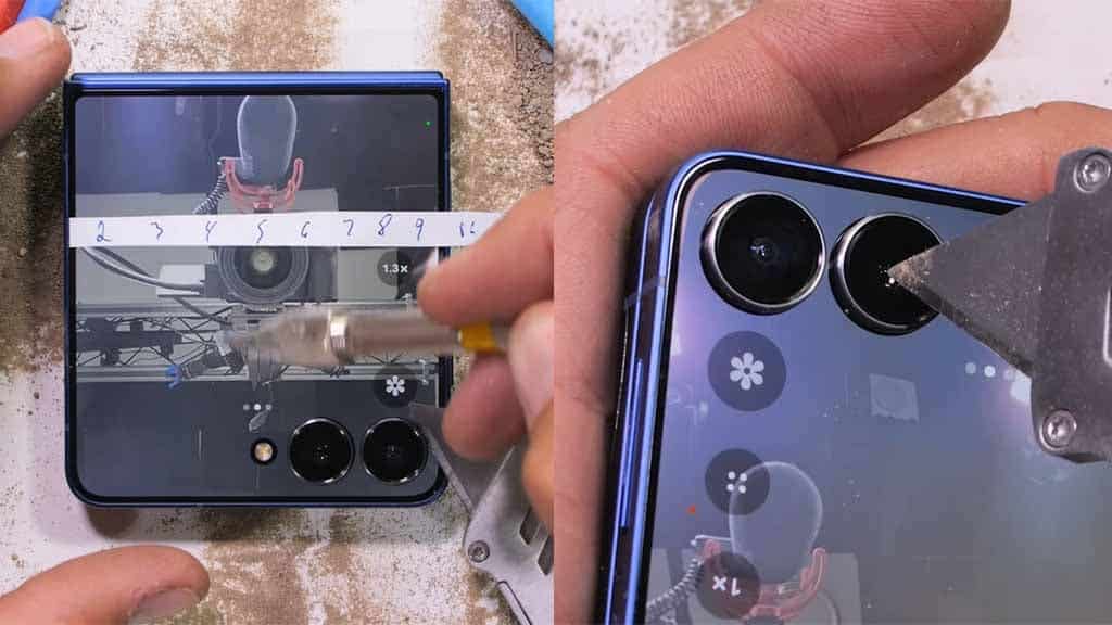 Galaxy Z Flip 7 vượt qua bài tra tấn của JerryRigEverything, kể cả khi bị bẻ gập hai lần