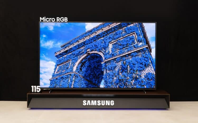 Samsung ra mắt TV Micro RGB đầu tiên trên thế giới, giá khoảng 818 triệu đồng