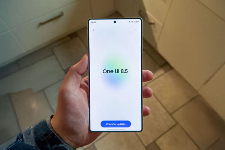 Samsung One UI 8.5 Software Update Screen