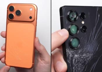 iPhone 17 Pro Max vs Galaxy S25 Ultra drop test