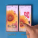 One UI 8 vs One UI 8.5 adaptive lock screen clock