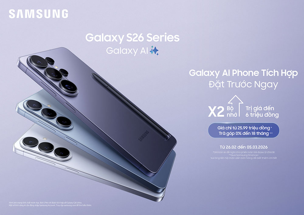Đặt trước Galaxy S26 Ultra mới!